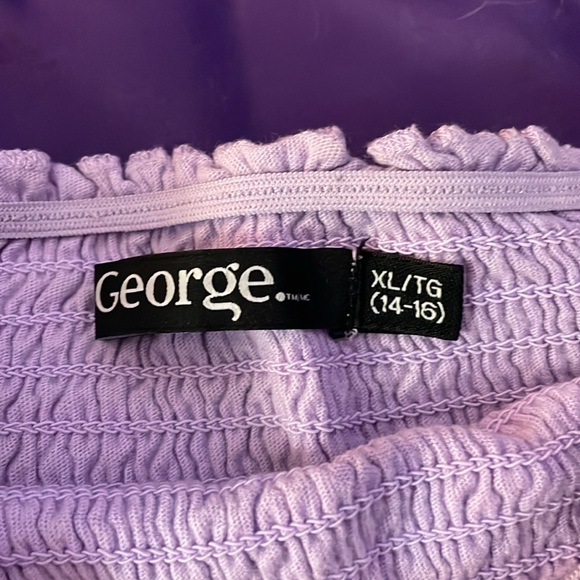George purple crop top kids - Picture 3 of 3